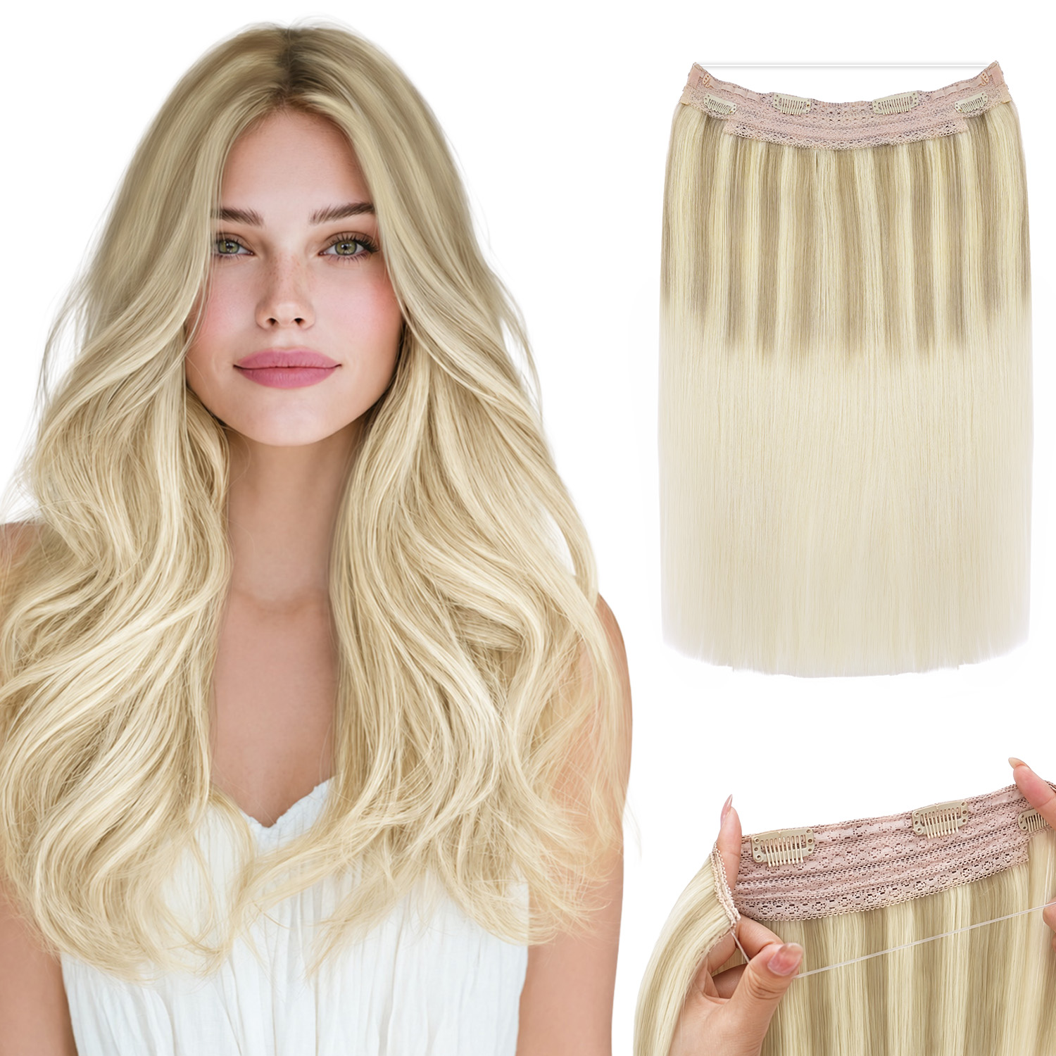 Sunmofavo Wire Halo Hair Exten - Tippet Line incelemesi ve fiyatı