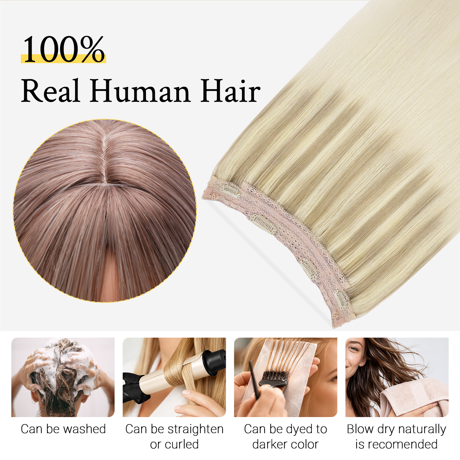 Sunmofavo Wire Halo Hair Exten - Tippet Line incelemesi ve fiyatı