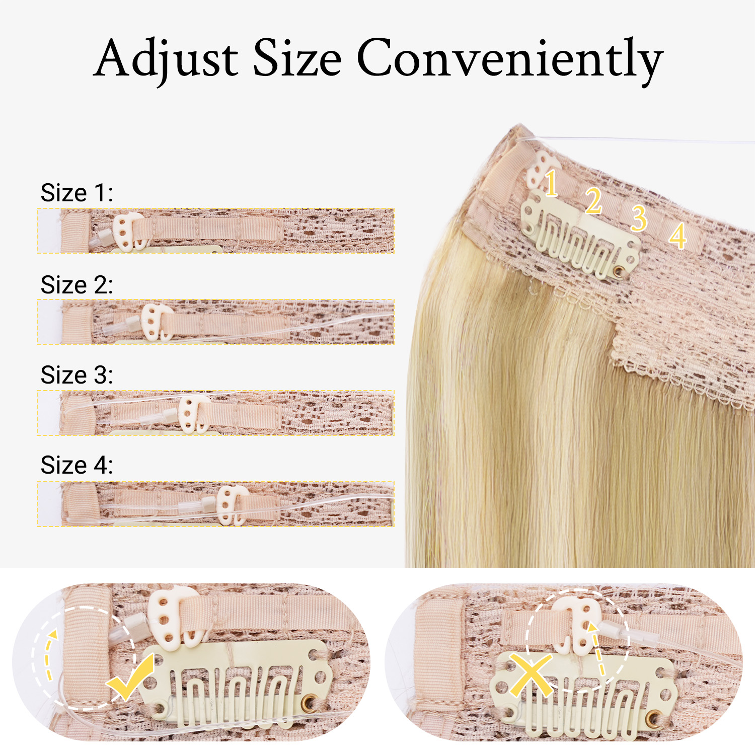 Sunmofavo Wire Halo Hair Exten - Tippet Line incelemesi ve fiyatı