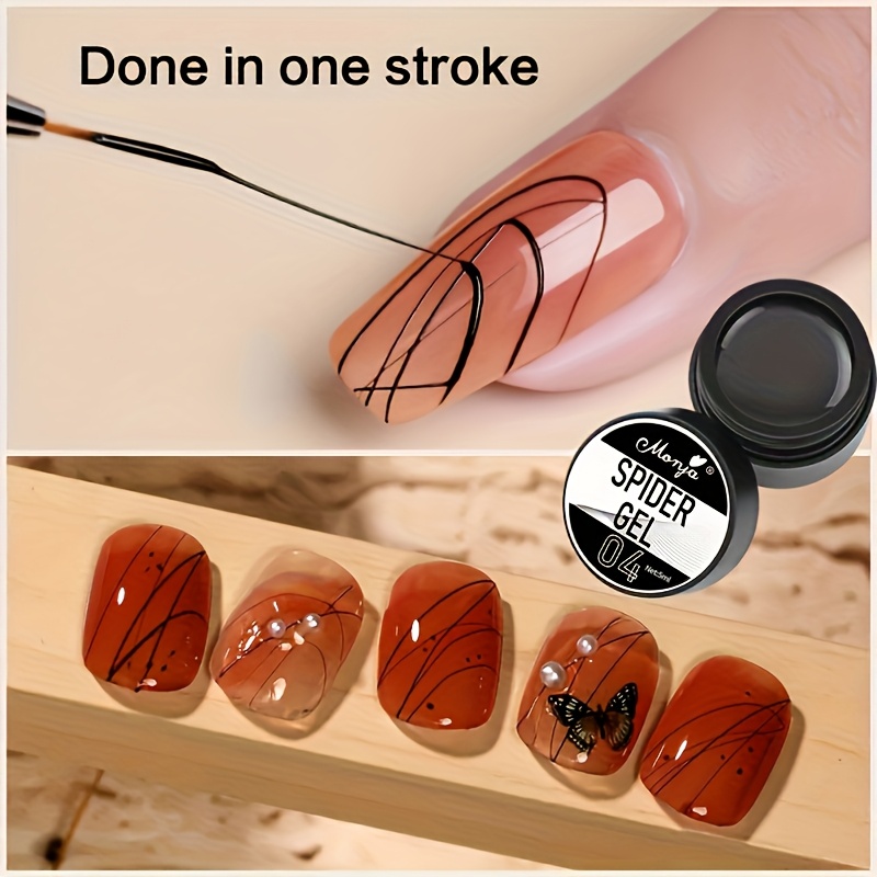 Nail Art Drawing Gel, Elastic  - Copolymer Line incelemesi ve fiyatı