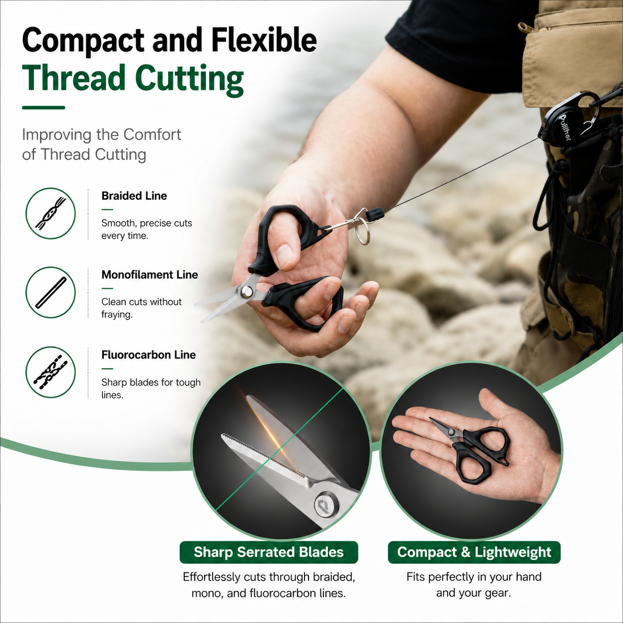 Fishing Scissors Stainless Ste - Fishing Line Cutter incelemesi ve fiyatı