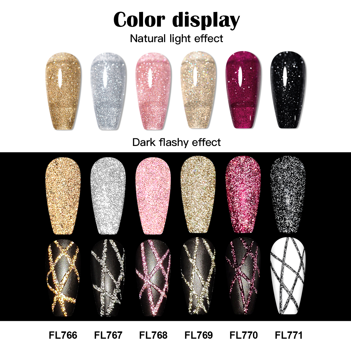 Gold Silver Reflective Glitter - Copolymer Line incelemesi ve fiyatı