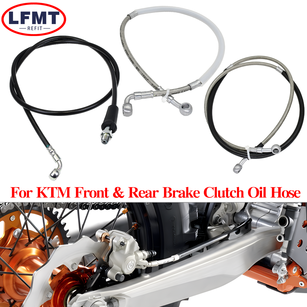 Motorcycle Rear Brake Oil Hose - Braided Line incelemesi ve fiyatı