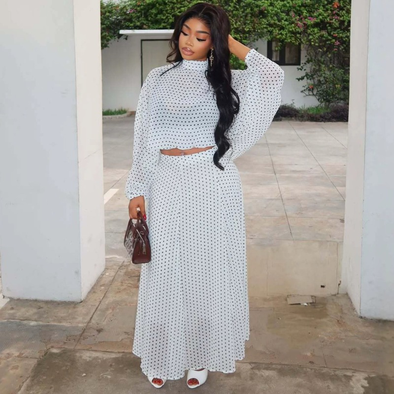 African Women Polka Dot Chiffo - Fly Line incelemesi ve fiyatı