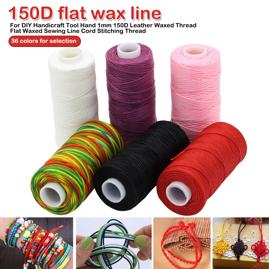1mm 150D Leather Waxed Thread  - Copolymer Line incelemesi ve fiyatı